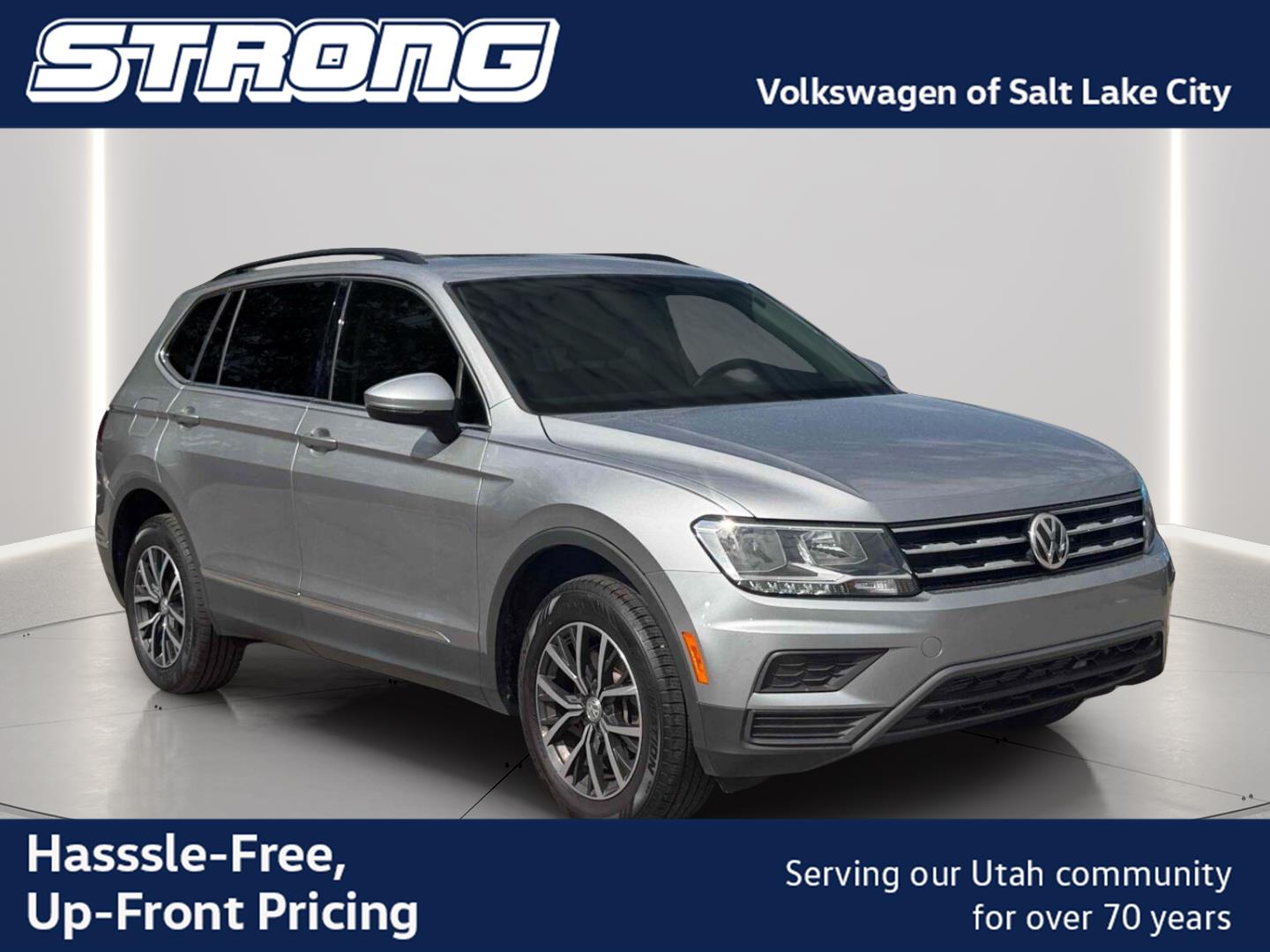 Pyrite Silver Metallic 2020 Volkswagen Tiguan SUV / Crossover All-Wheel Drive Automatic