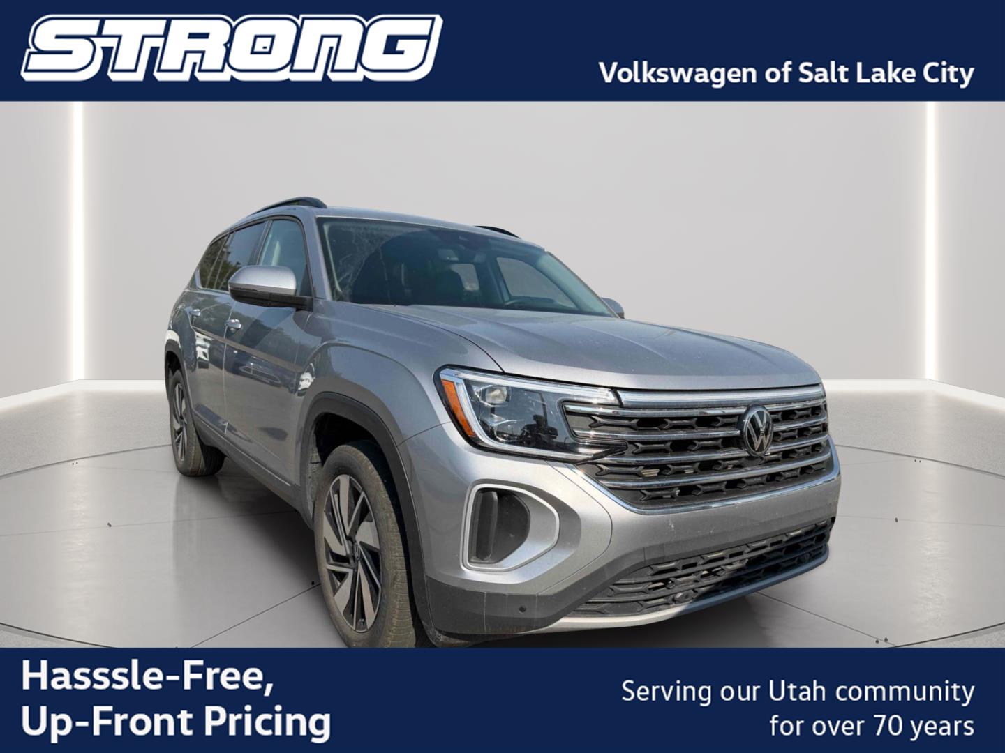 Silver Mist Metallic 2026 Volkswagen Atlas SUV / Crossover All-Wheel Drive Automatic