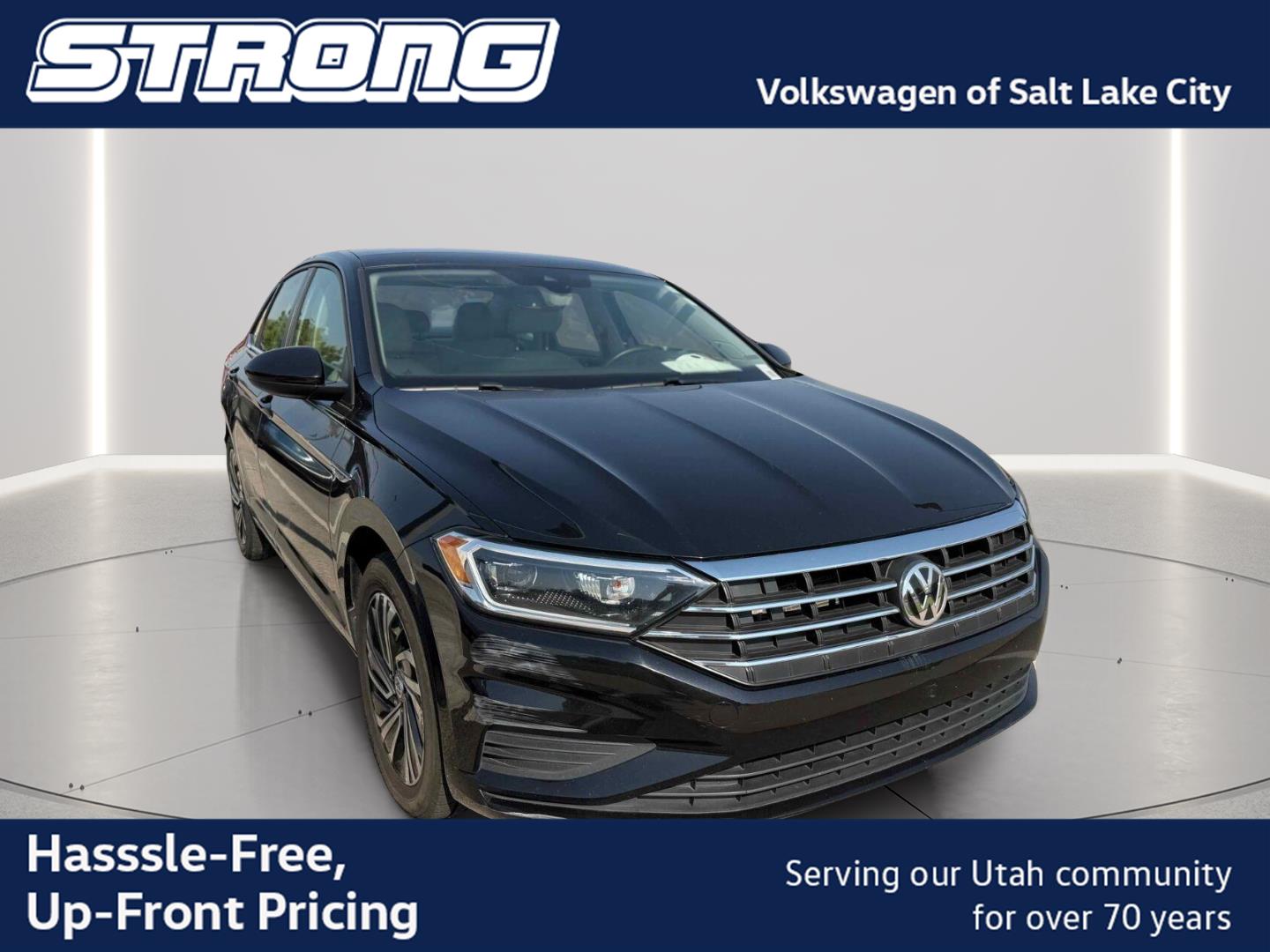 Deep Black Pearl 2021 Volkswagen Jetta Sedan Front-Wheel Drive Automatic