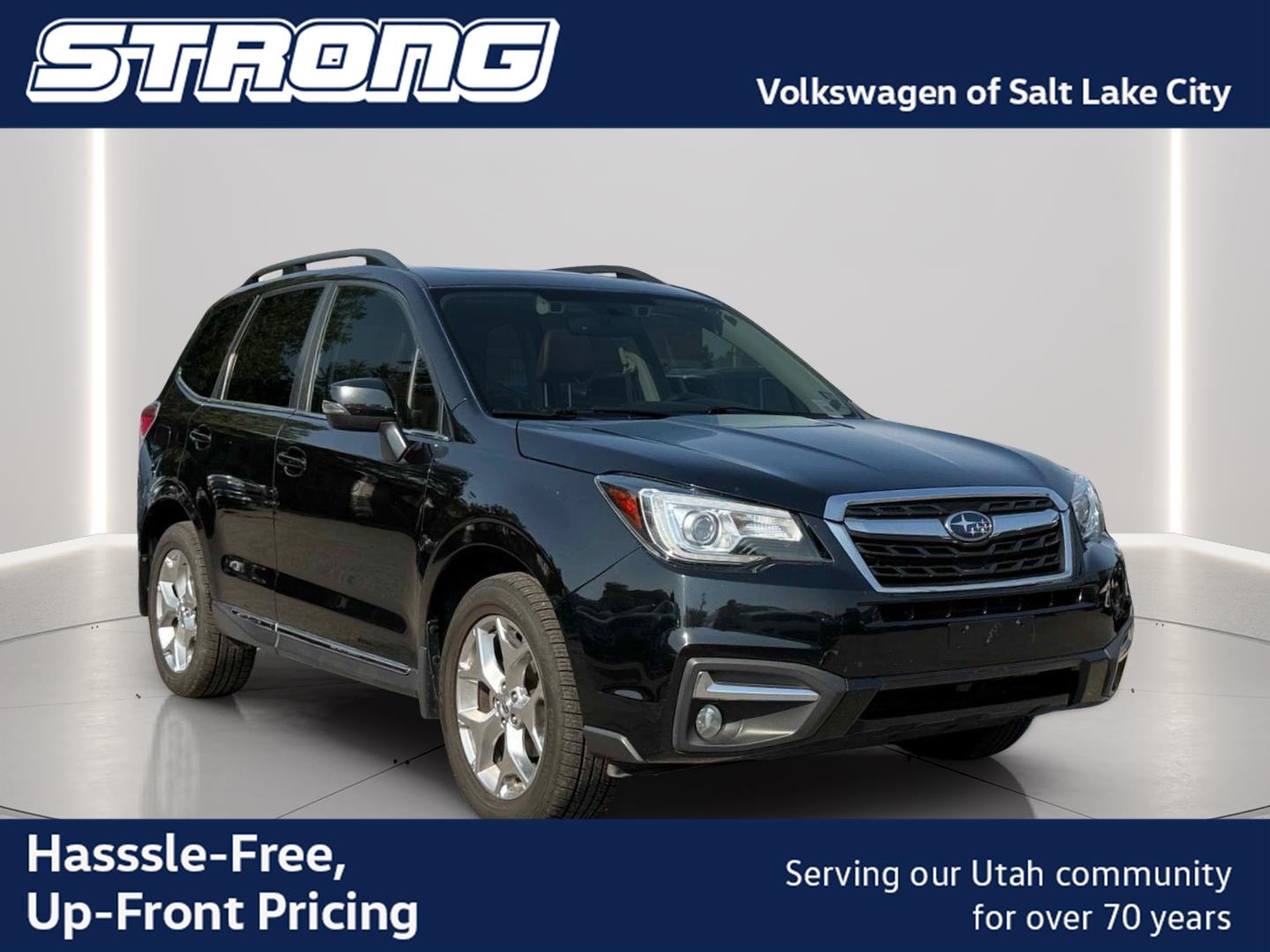 Crystal Black Silica 2018 Subaru Forester SUV / Crossover All-Wheel Drive Continuously Variable Transmission