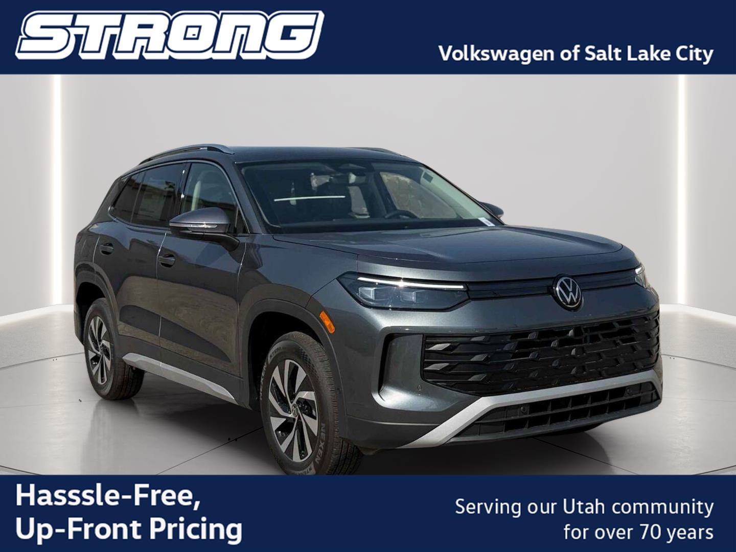 Platinum Gray Metallic 2026 Volkswagen Tiguan SUV / Crossover All-Wheel Drive Automatic