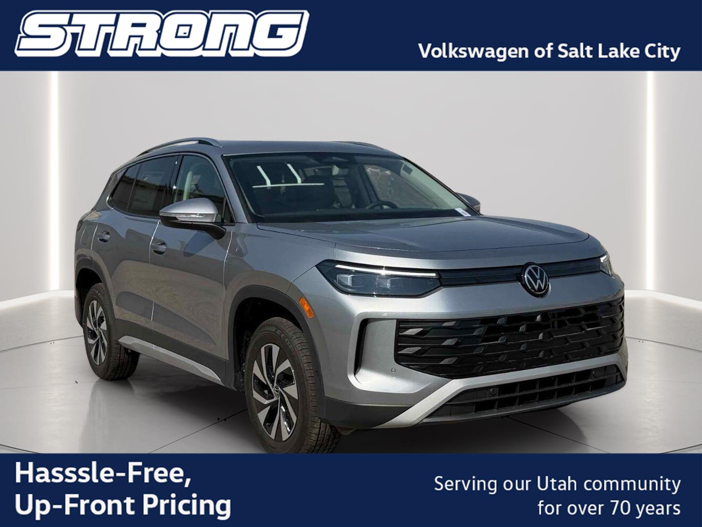 Pyrite Silver Metallic 2026 Volkswagen Tiguan SUV / Crossover All-Wheel Drive Automatic