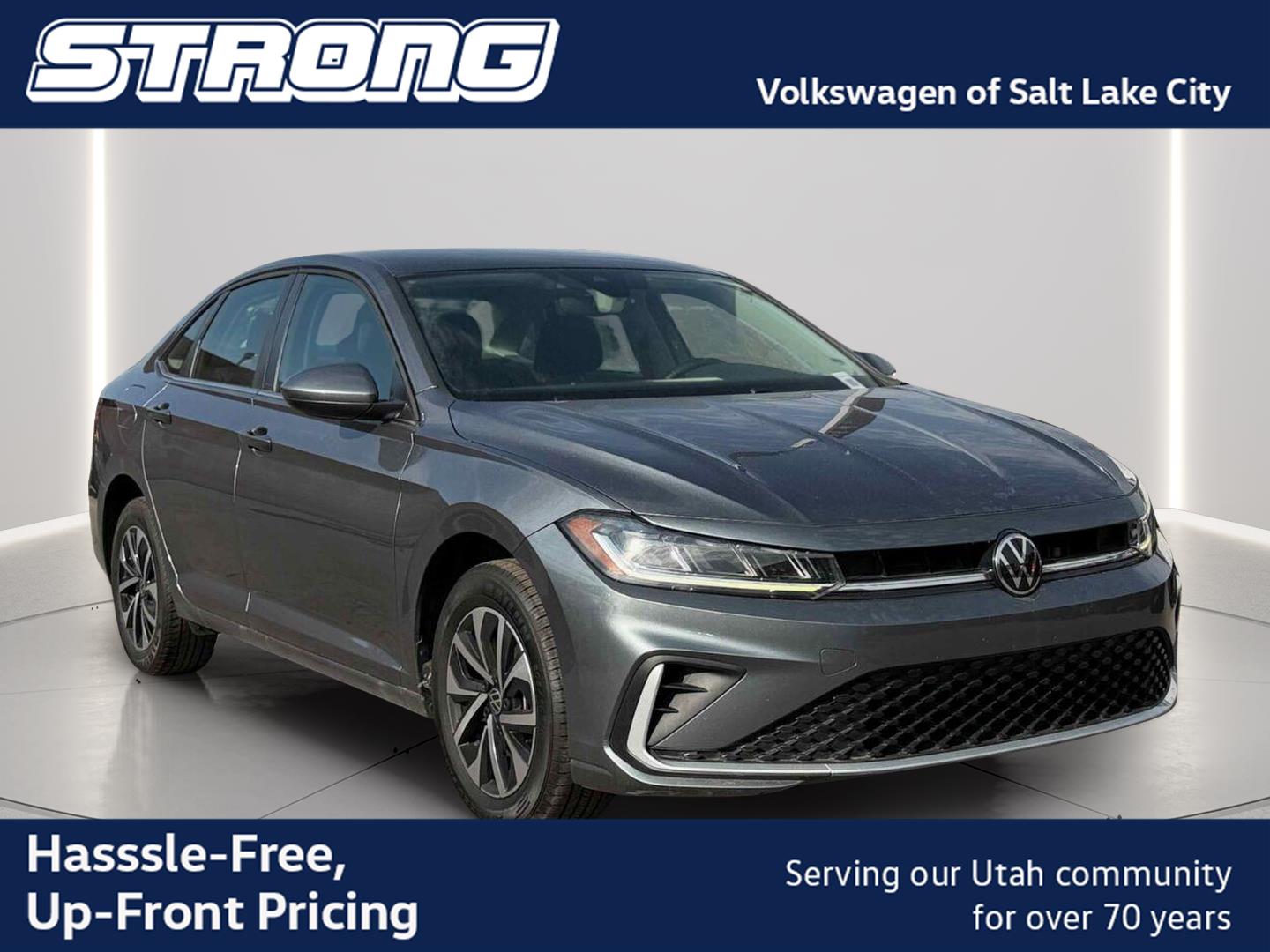 Platinum Gray Metallic 2025 Volkswagen Jetta Sedan Front-Wheel Drive Automatic