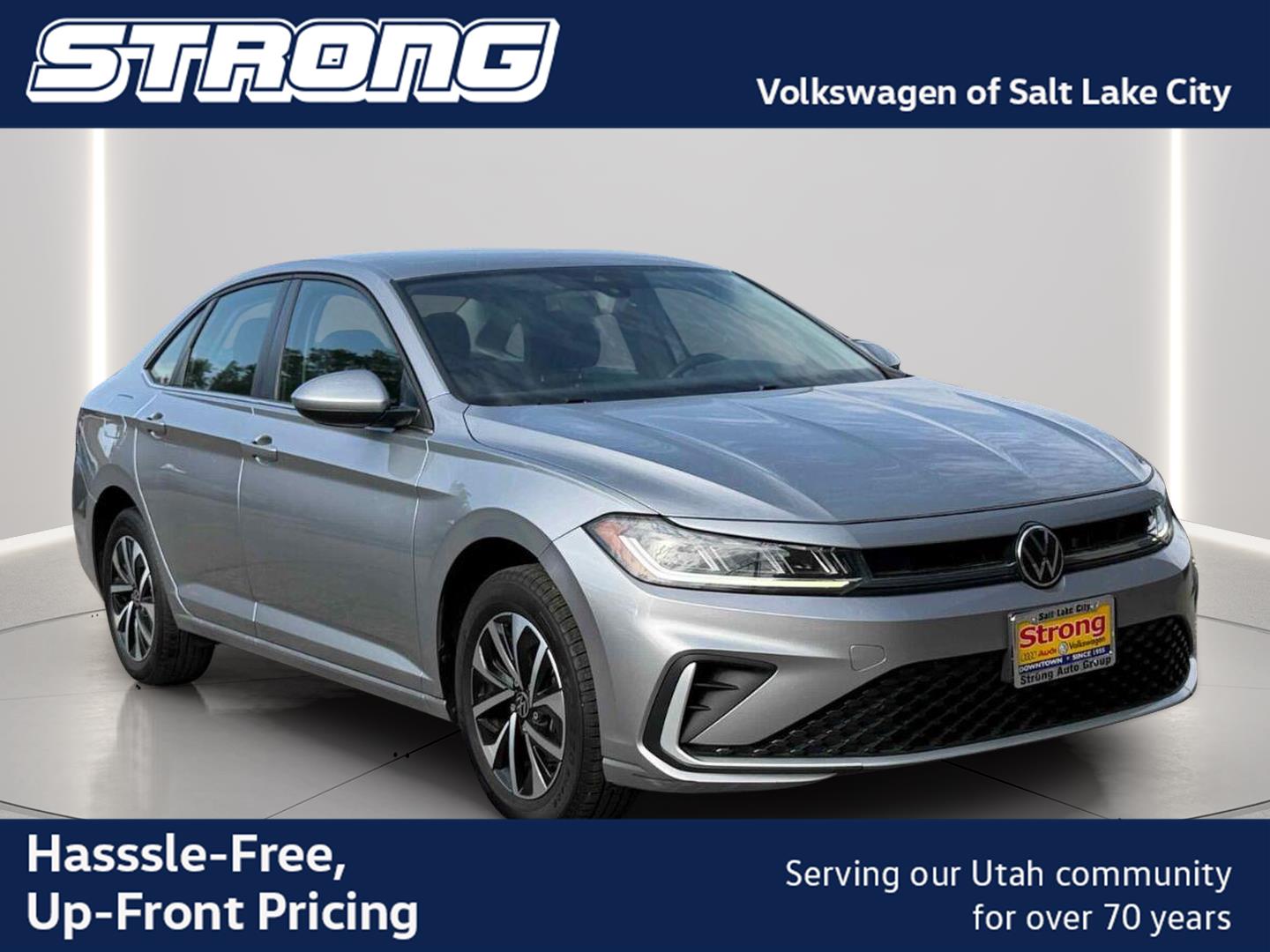 Platinum Gray Metallic 2025 Volkswagen Jetta Sedan Front-Wheel Drive Automatic