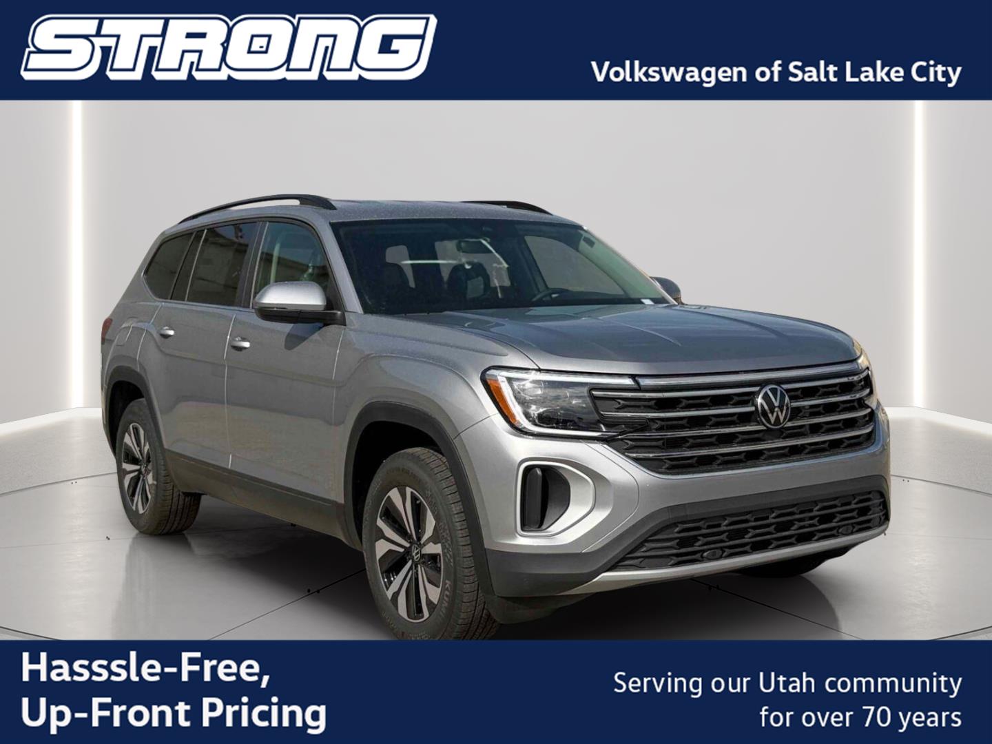 Silver Mist Metallic 2026 Volkswagen Atlas SUV / Crossover All-Wheel Drive Automatic