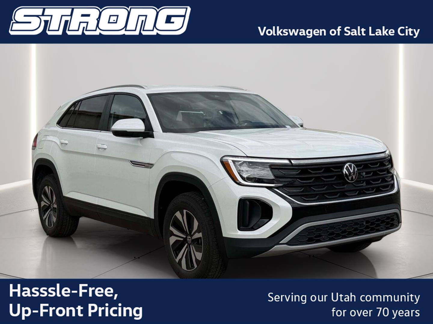 Opal White Pearl 2026 Volkswagen Atlas Cross Sport SUV / Crossover All-Wheel Drive Automatic