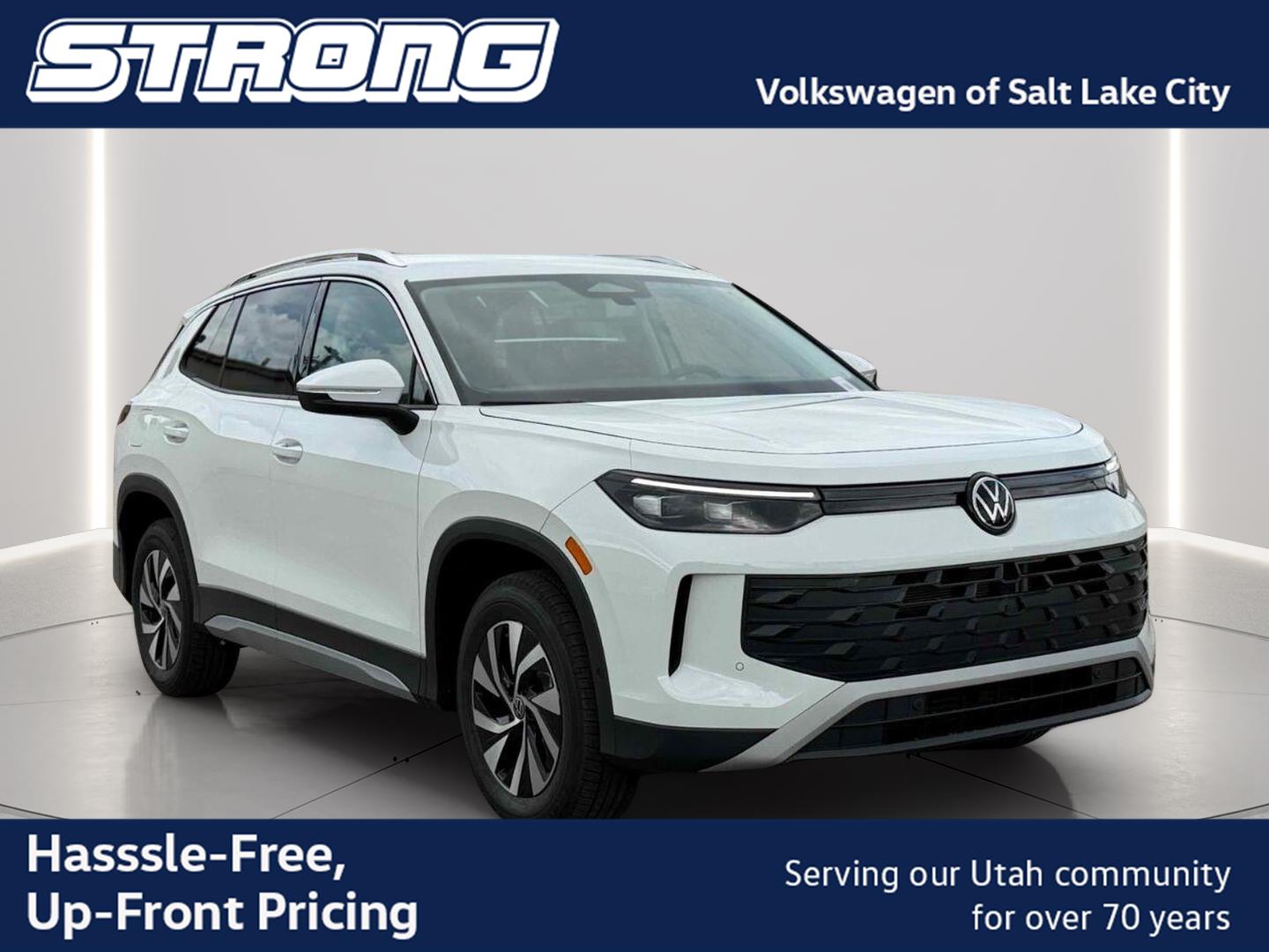 Pure White 2026 Volkswagen Tiguan SUV / Crossover All-Wheel Drive Automatic
