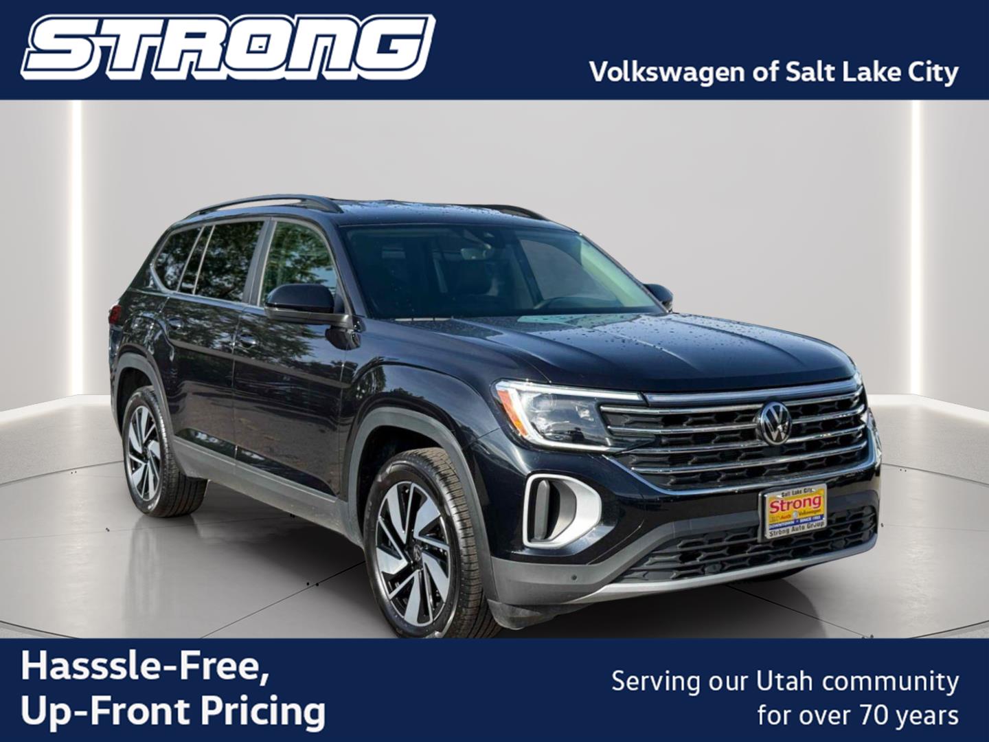 Deep Black Pearl 2026 Volkswagen Atlas SUV / Crossover All-Wheel Drive Automatic
