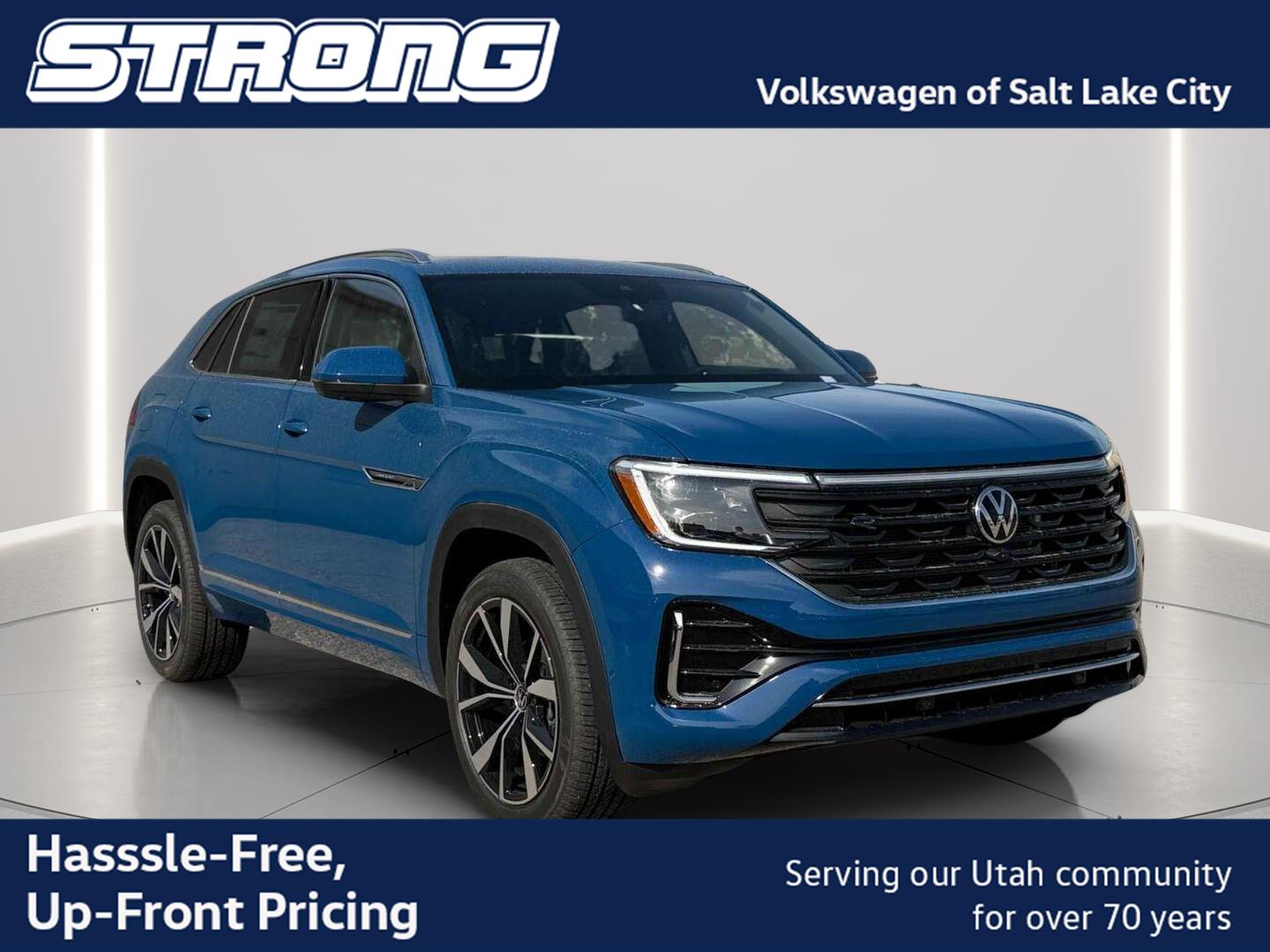 Mountain Lake Blue Metallic 2026 Volkswagen Atlas Cross Sport SUV / Crossover All-Wheel Drive Automatic