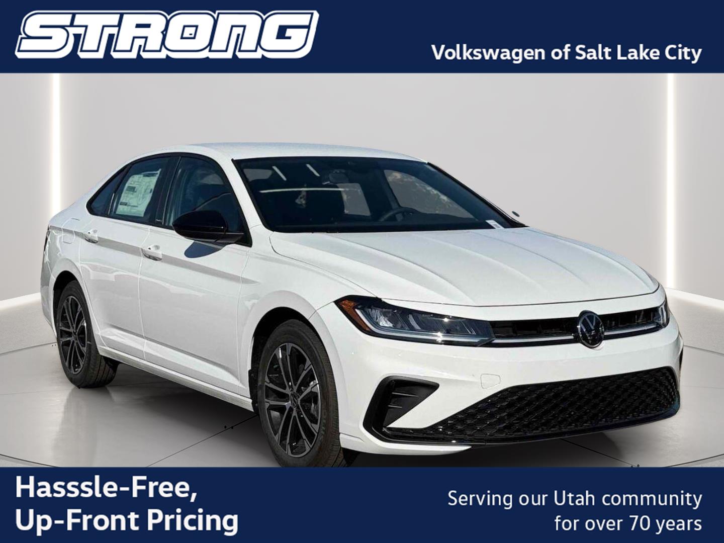 Pure White 2026 Volkswagen Jetta Sedan Front-Wheel Drive Automatic