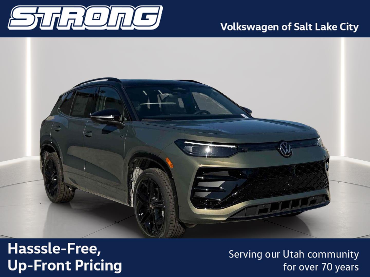 Avocado Green w/Deep Black Roof 2026 Volkswagen Tiguan SUV / Crossover All-Wheel Drive Automatic