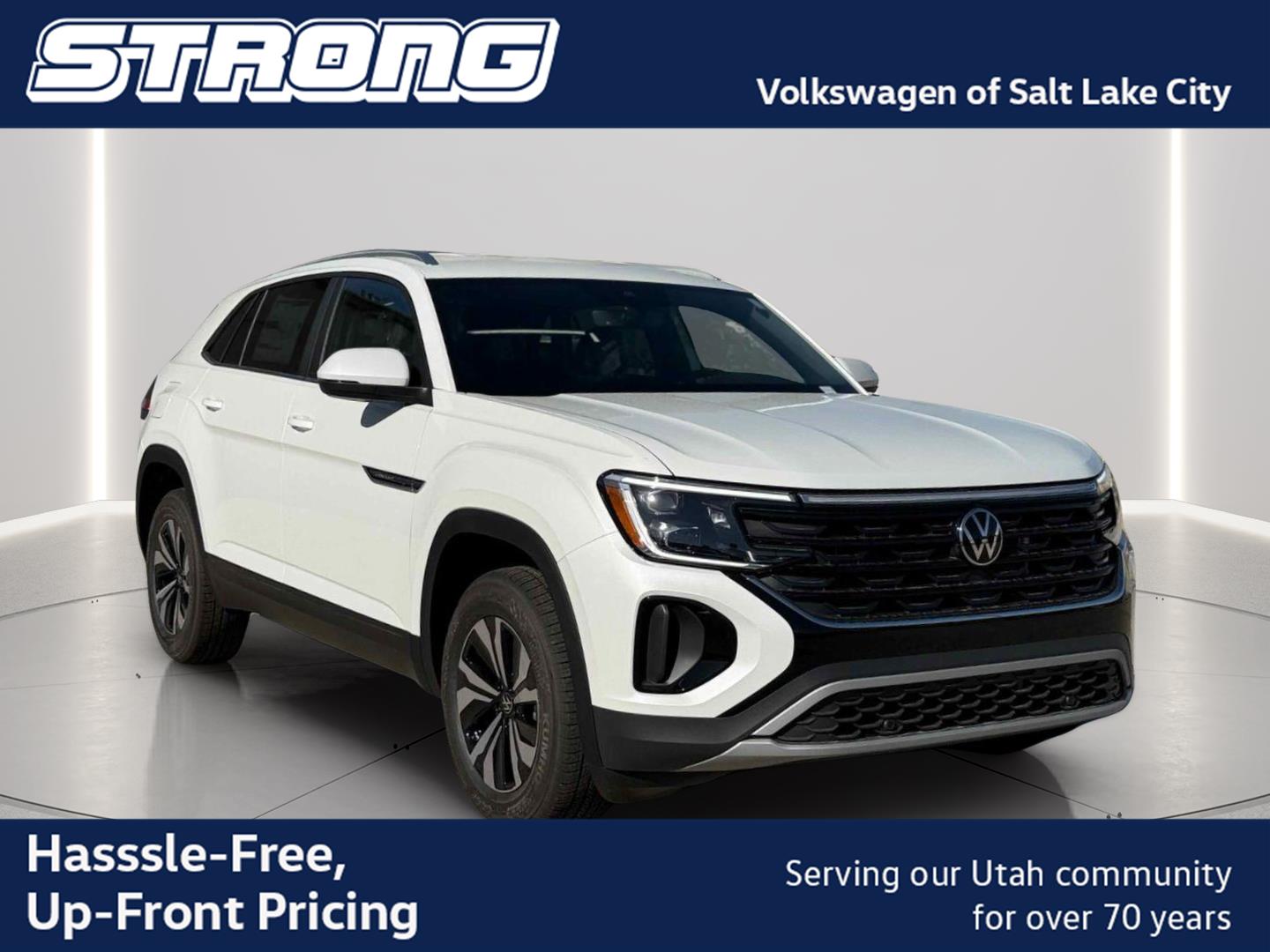 Opal White Pearl 2026 Volkswagen Atlas Cross Sport SUV / Crossover All-Wheel Drive Automatic