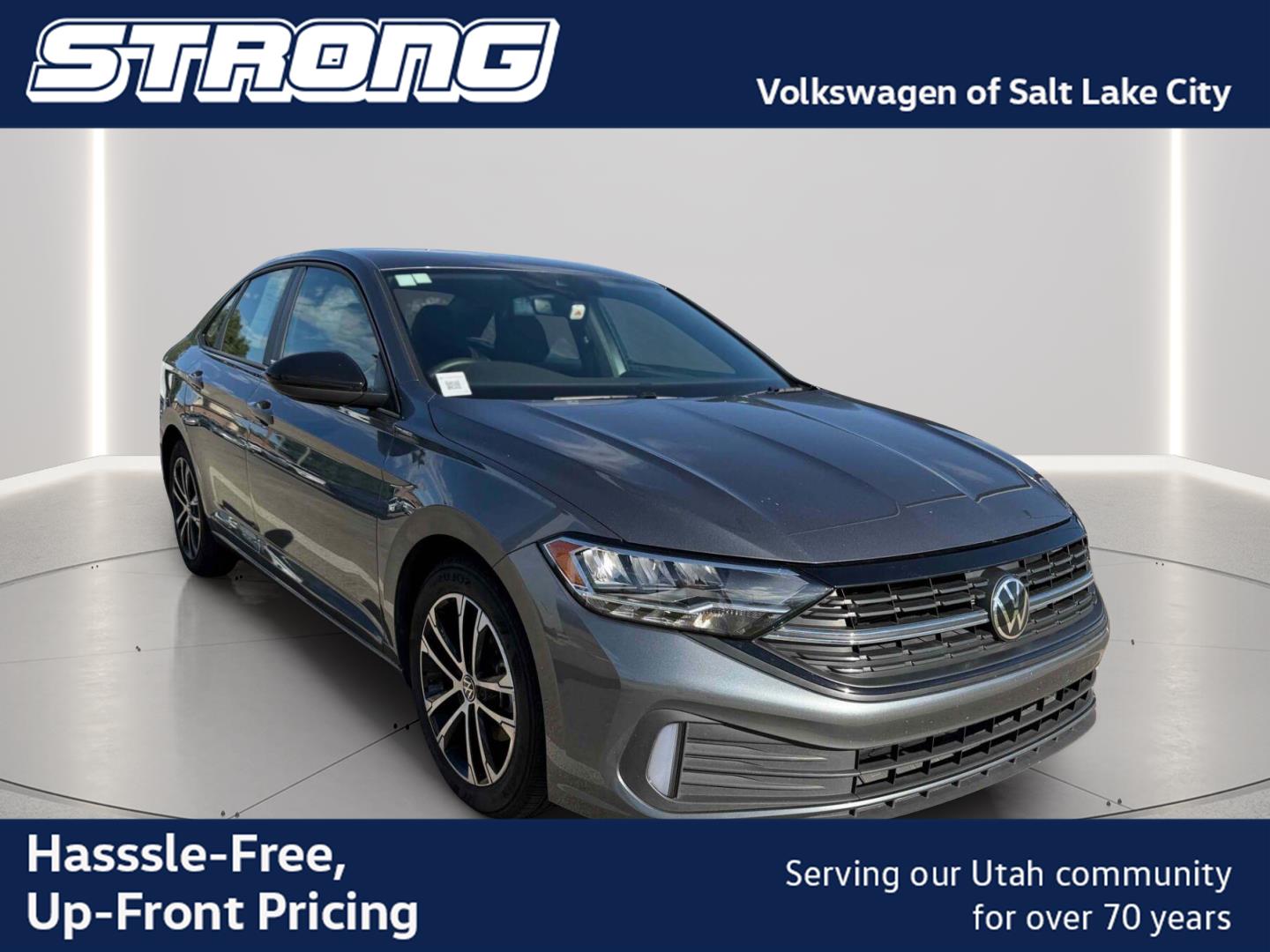 Platinum Gray Metallic 2024 Volkswagen Jetta Sedan Front-Wheel Drive Automatic