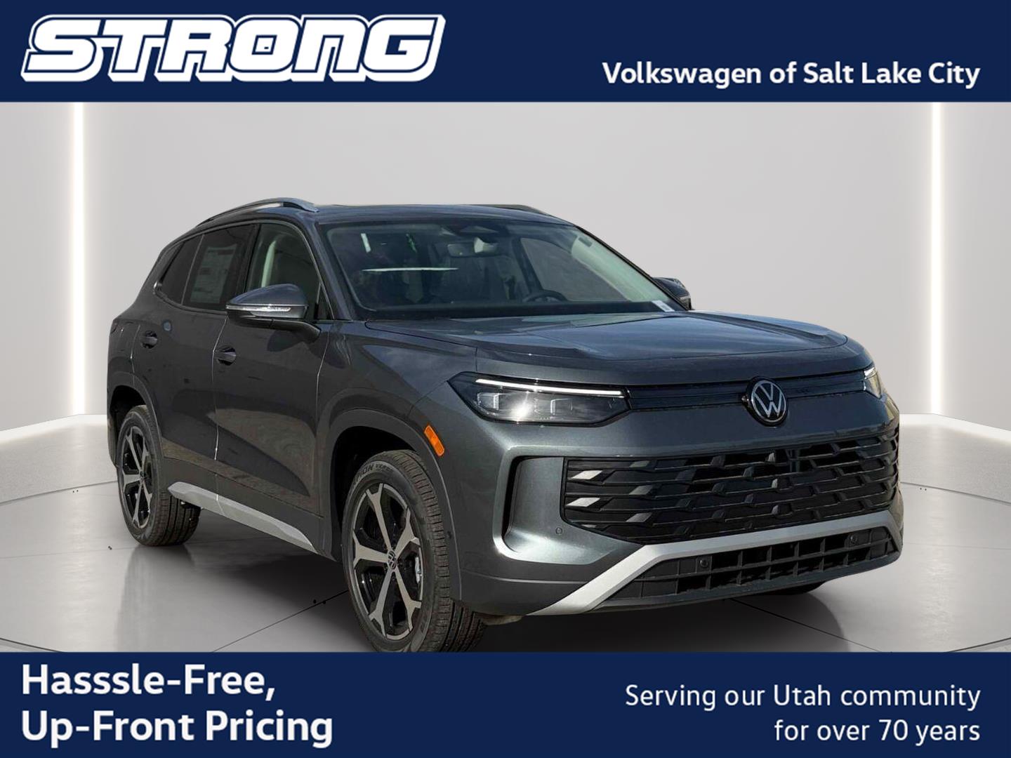 Platinum Gray Metallic 2026 Volkswagen Tiguan SUV / Crossover All-Wheel Drive Automatic