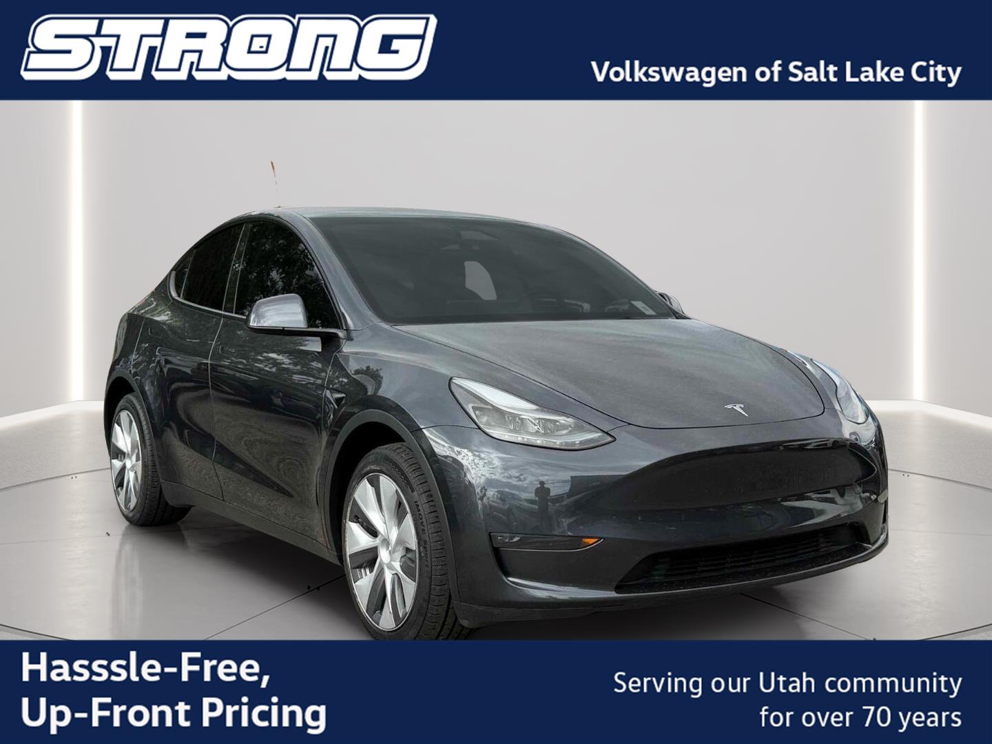 Gray (Stealth Grey) 2024 Tesla Model Y SUV / Crossover All-Wheel Drive Automatic