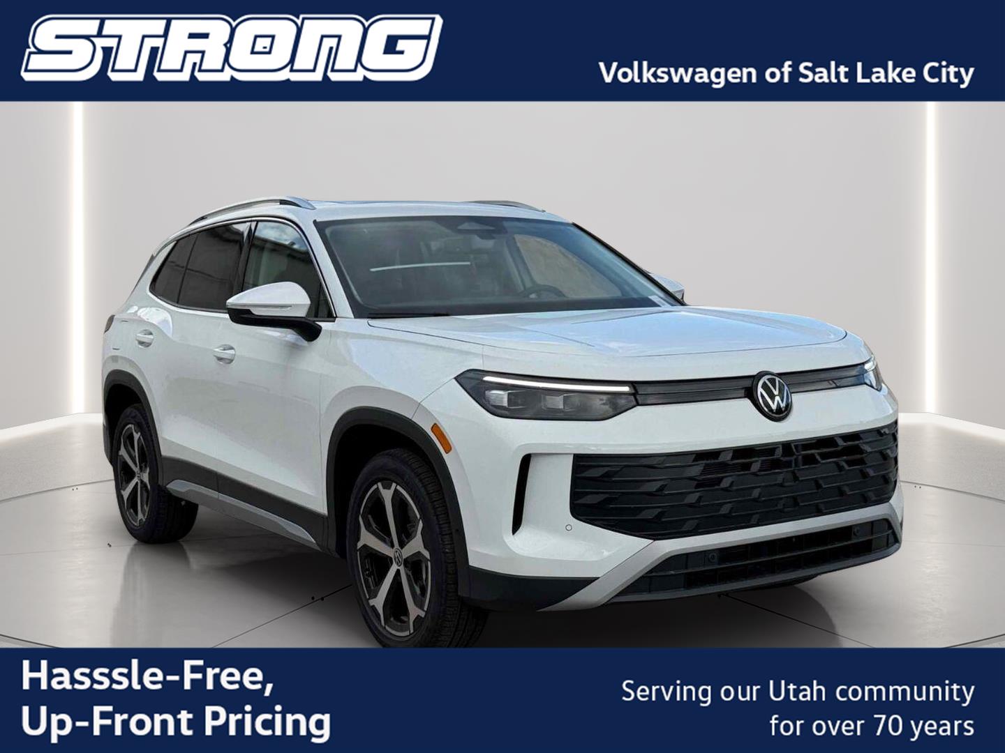 Pure White 2026 Volkswagen Tiguan SUV / Crossover All-Wheel Drive Automatic