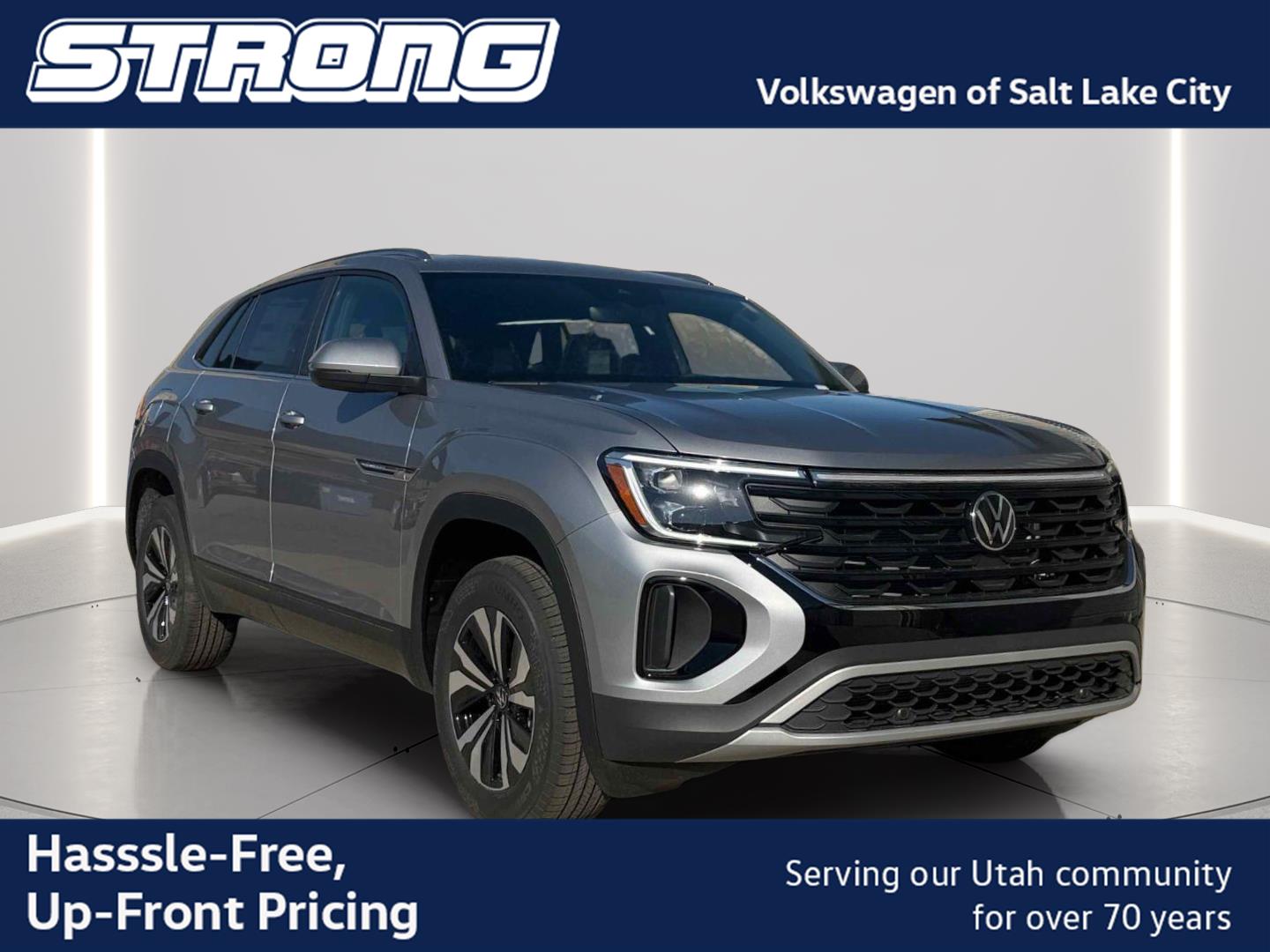 Silver Mist Metallic 2026 Volkswagen Atlas Cross Sport SUV / Crossover All-Wheel Drive Automatic