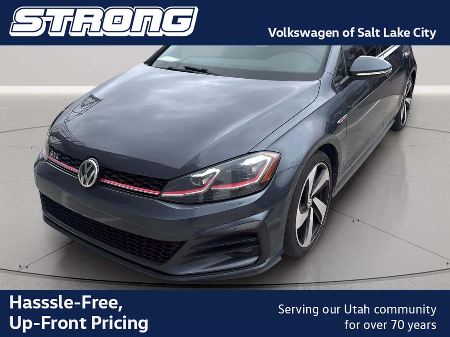 Dark Iron Blue Metallic 2018 Volkswagen Golf GTI Hatchback Front-Wheel Drive Automatic