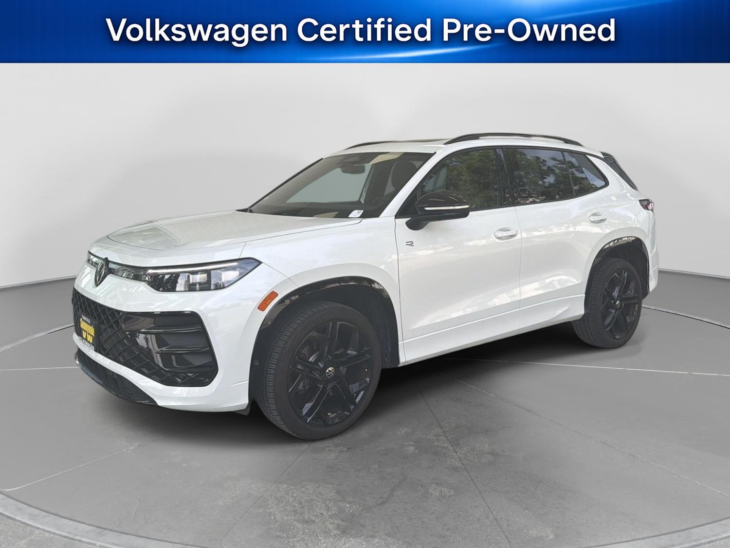Opal White w/Deep Black Roof 2025 Volkswagen Tiguan SE R-Line Black 4Motion SUV / Crossover All-Wheel Drive Automatic