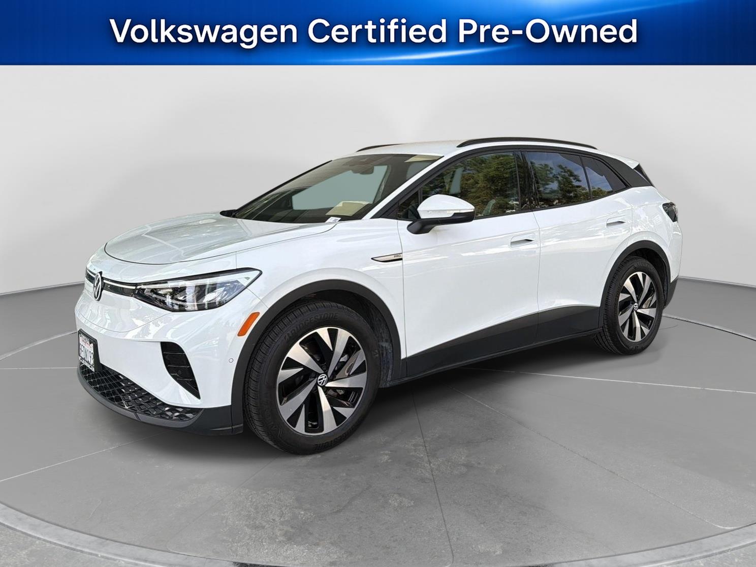 Pure White 2023 Volkswagen ID.4 Pro RWD SUV / Crossover Rear-Wheel Drive Automatic