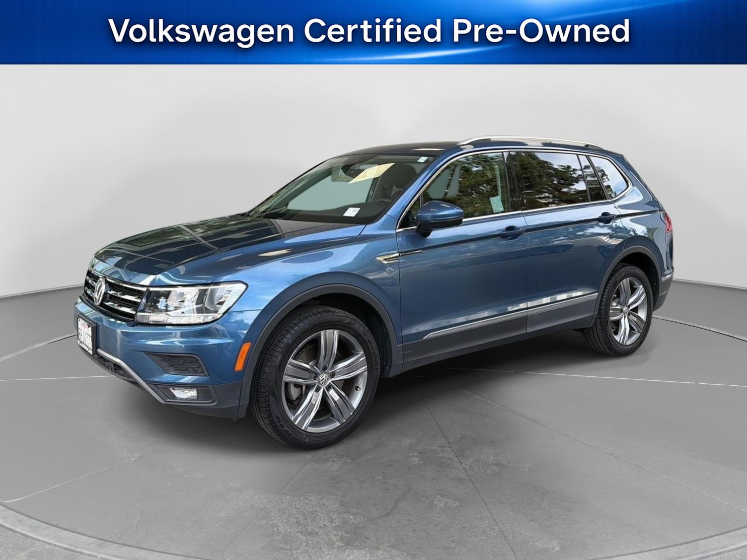 Silk Blue Metallic 2020 Volkswagen Tiguan SUV / Crossover All-Wheel Drive Automatic