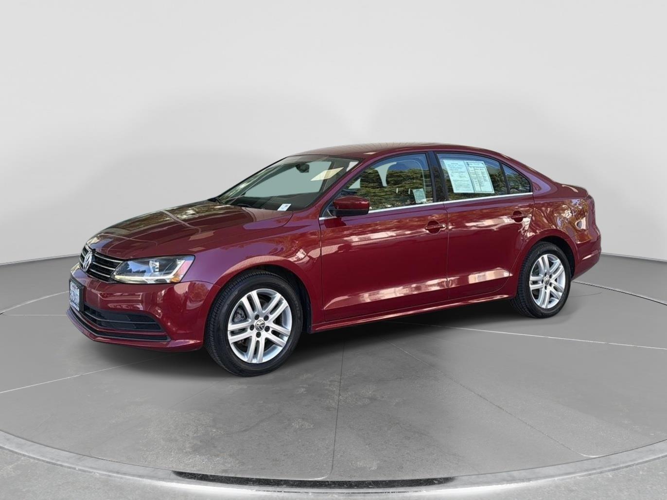 Cardinal Red Metallic 2017 Volkswagen Jetta Sedan Front-Wheel Drive Automatic