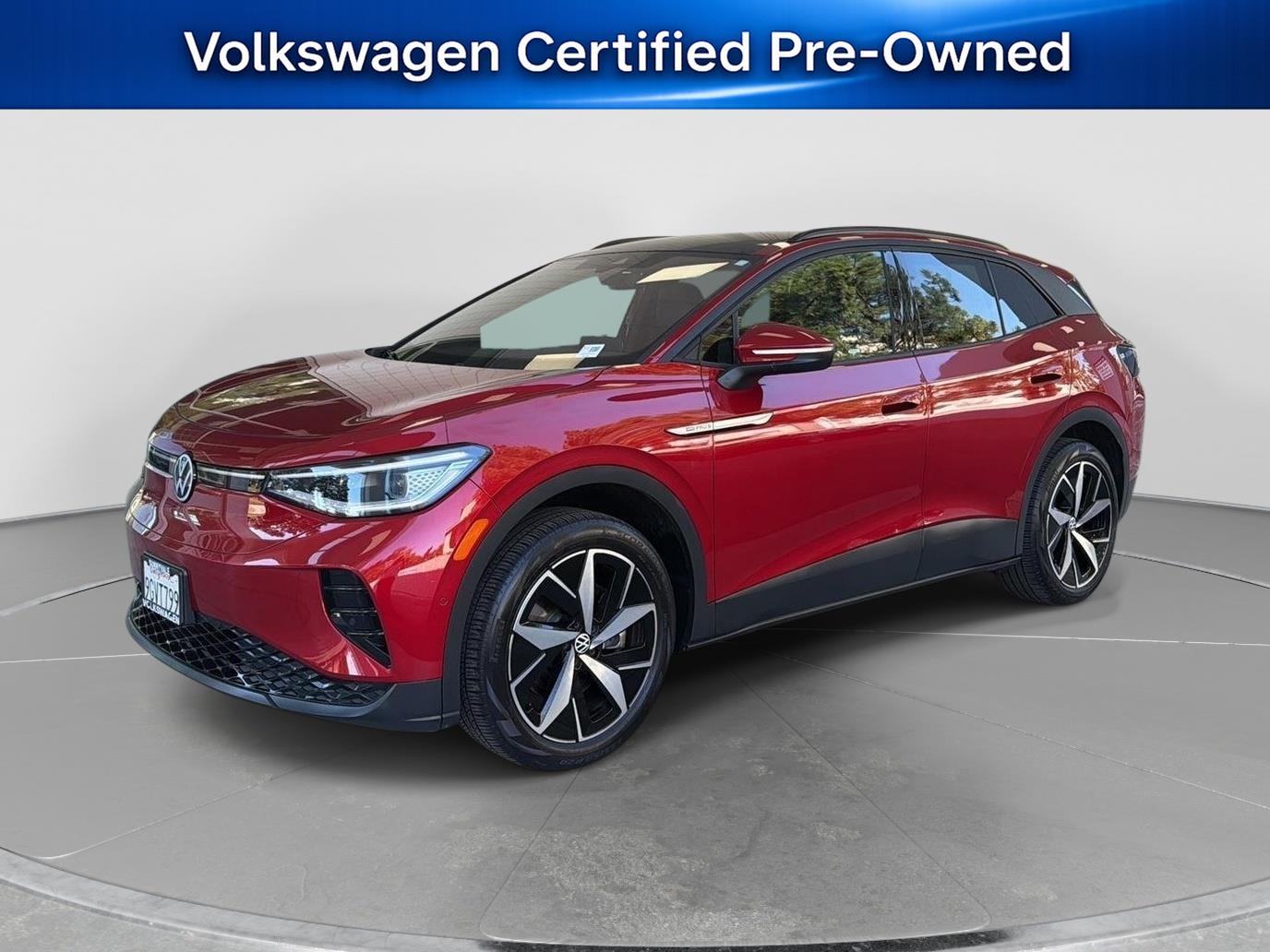 Aurora Red Metallic 2023 Volkswagen ID.4 SUV / Crossover All-Wheel Drive Automatic