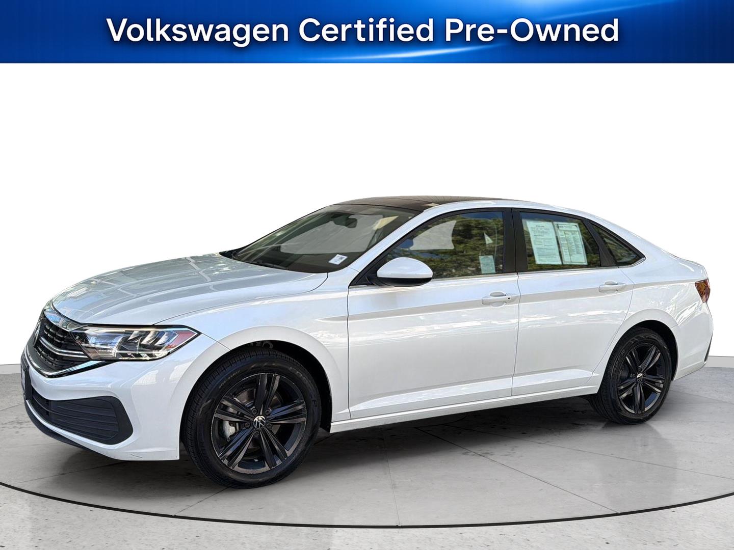 Opal White Pearl 2023 Volkswagen Jetta Sedan Front-Wheel Drive Automatic