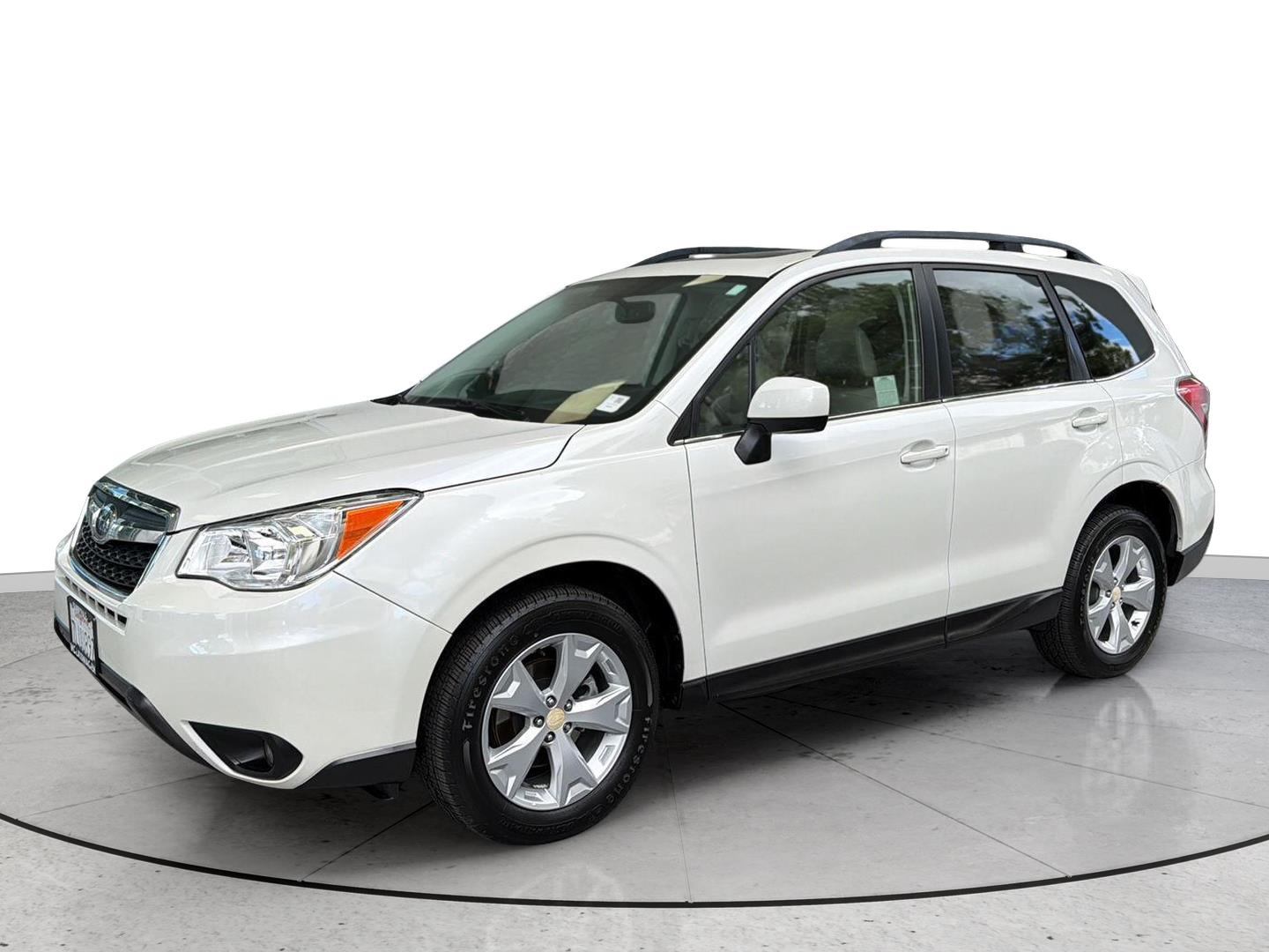 Satin White Pearl 2015 Subaru Forester SUV / Crossover All-Wheel Drive Continuously Variable Transmission