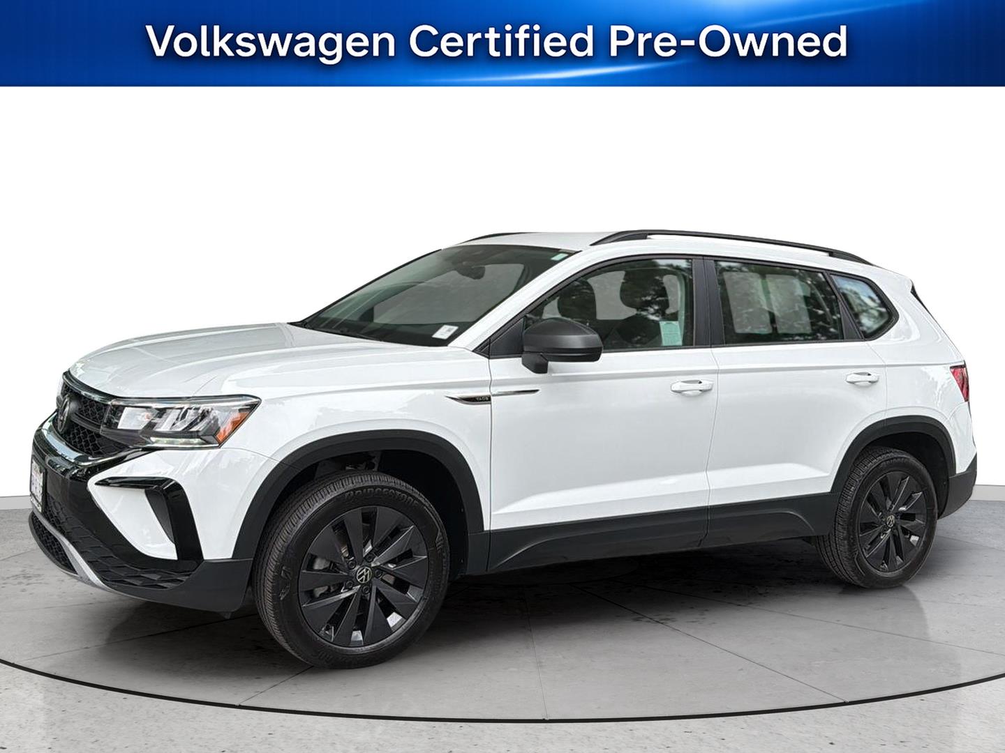 Pure White 2024 Volkswagen Taos SUV / Crossover Front-Wheel Drive Automatic