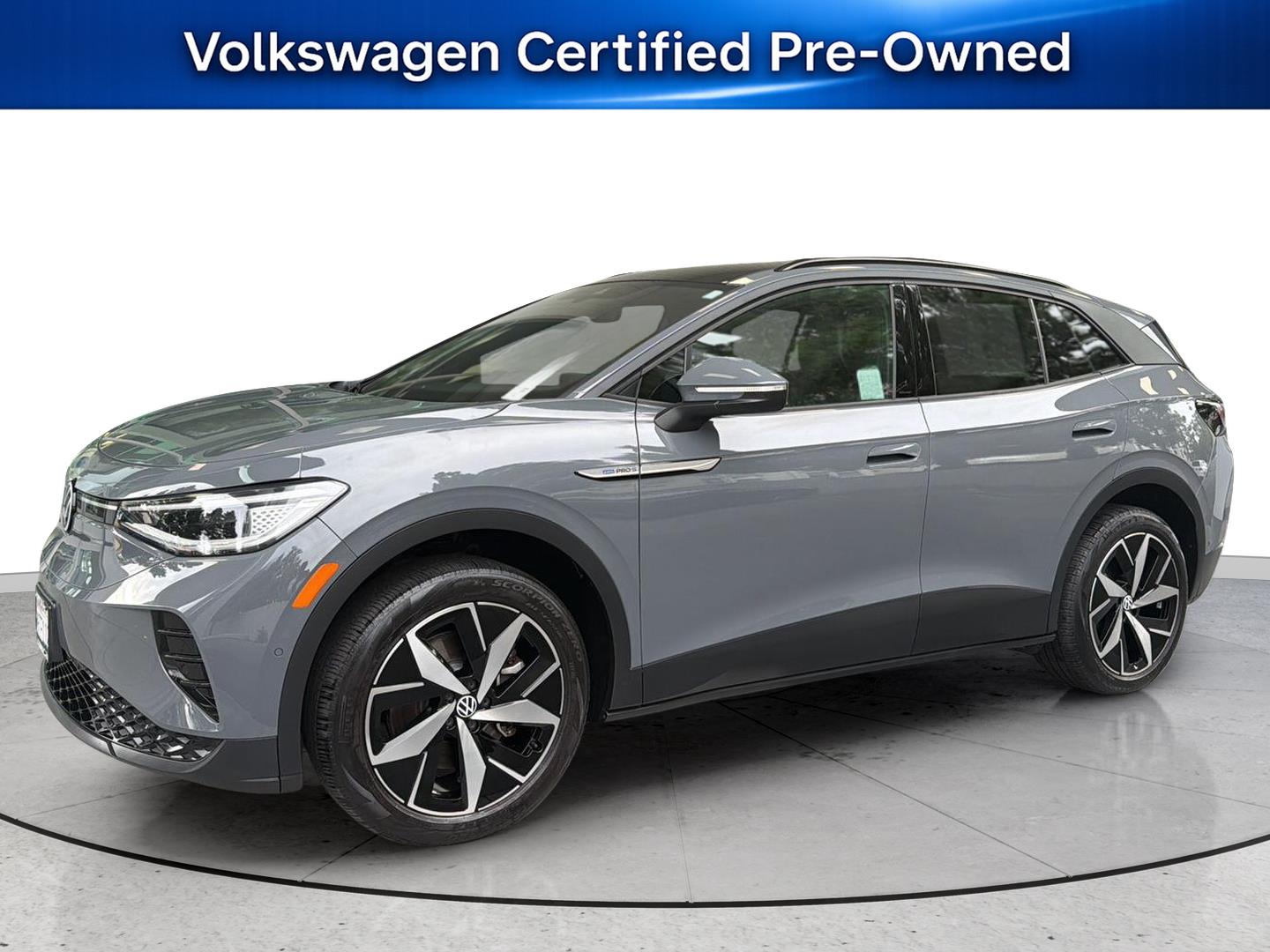 Pure Gray 2023 Volkswagen ID.4 SUV / Crossover All-Wheel Drive Automatic