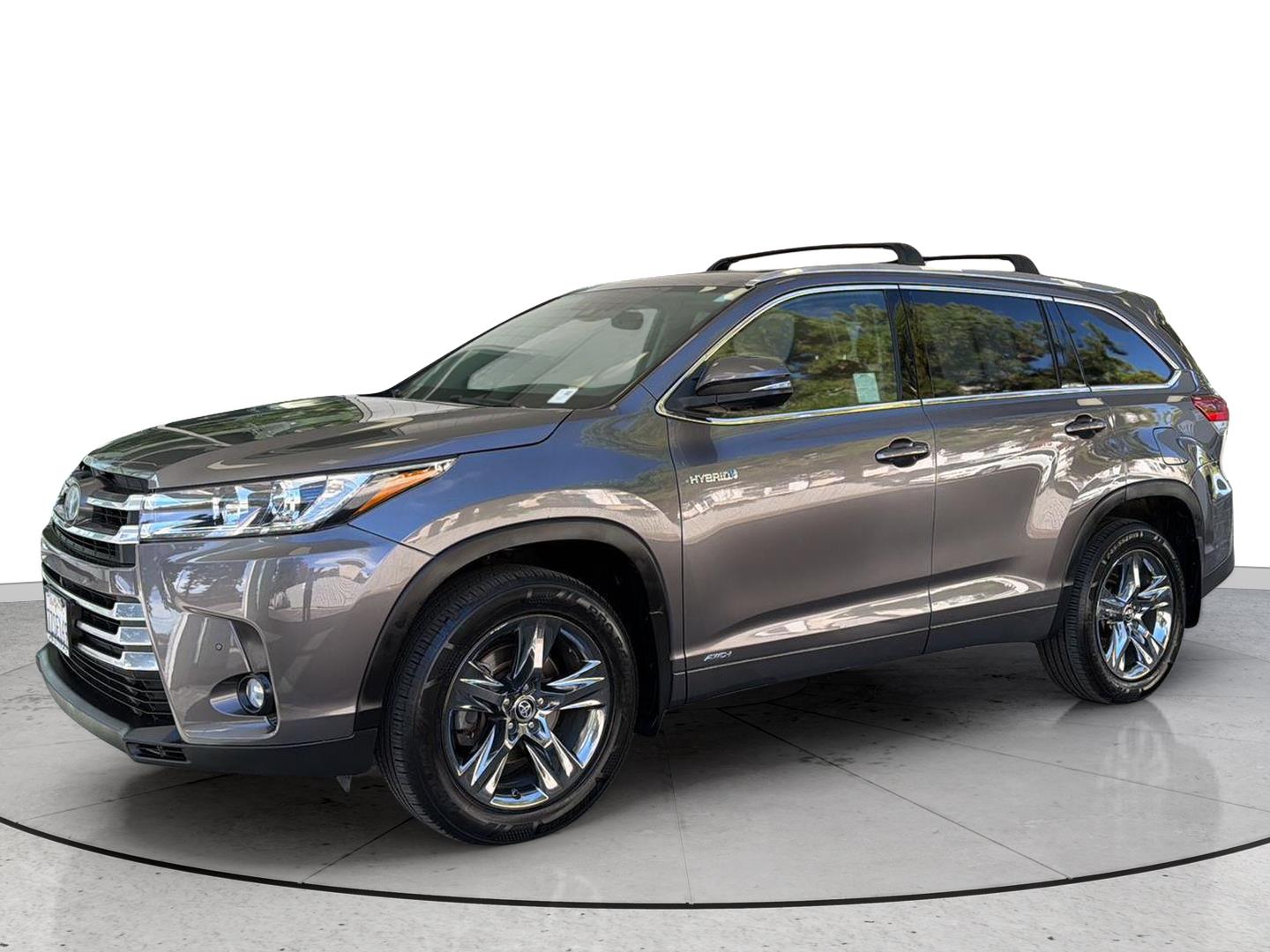 Predawn Gray Mica 2017 Toyota Highlander Hybrid SUV / Crossover All-Wheel Drive Continuously Variable Transmission
