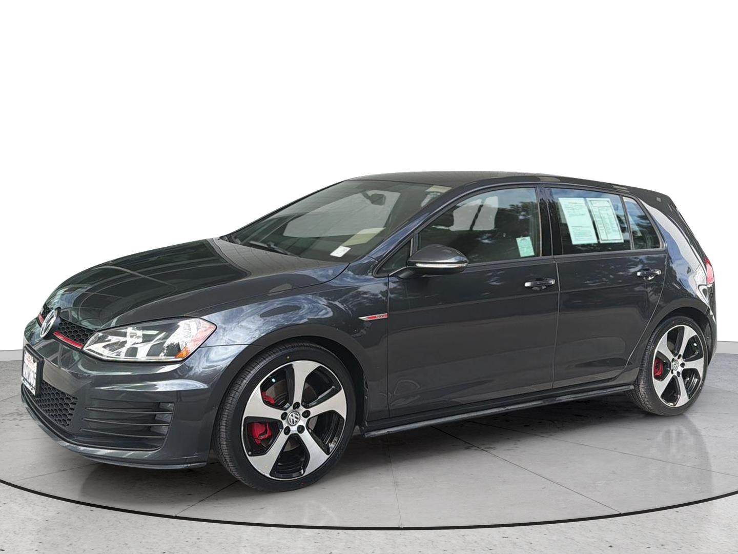 Carbon Steel Gray Metallic 2017 Volkswagen Golf GTI Hatchback Front-Wheel Drive Automatic
