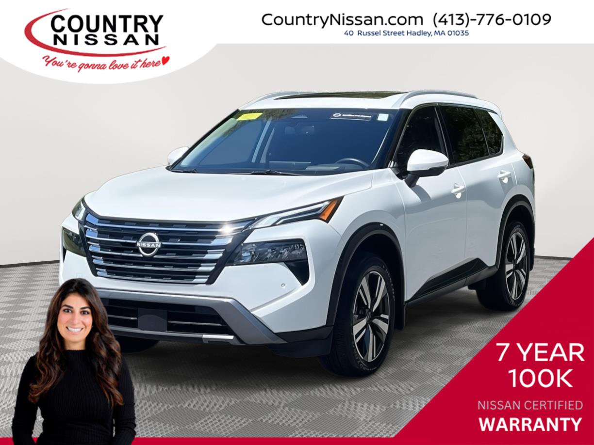 Everest White Pearl 2025 Nissan Rogue SUV / Crossover All-Wheel Drive Continuously Variable Transmission