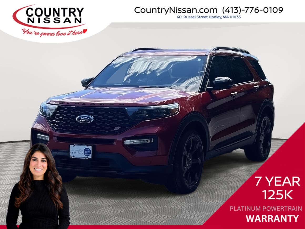 Rapid Red Metallic Tinted Clearcoat 2023 Ford Explorer SUV / Crossover All-Wheel Drive Automatic