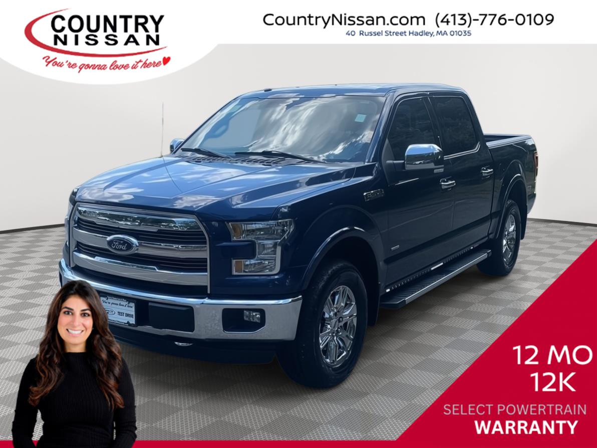 Blue Jeans Metallic 2016 Ford F-150 Pickup Truck Four-Wheel Drive 6-Speed Automatic
