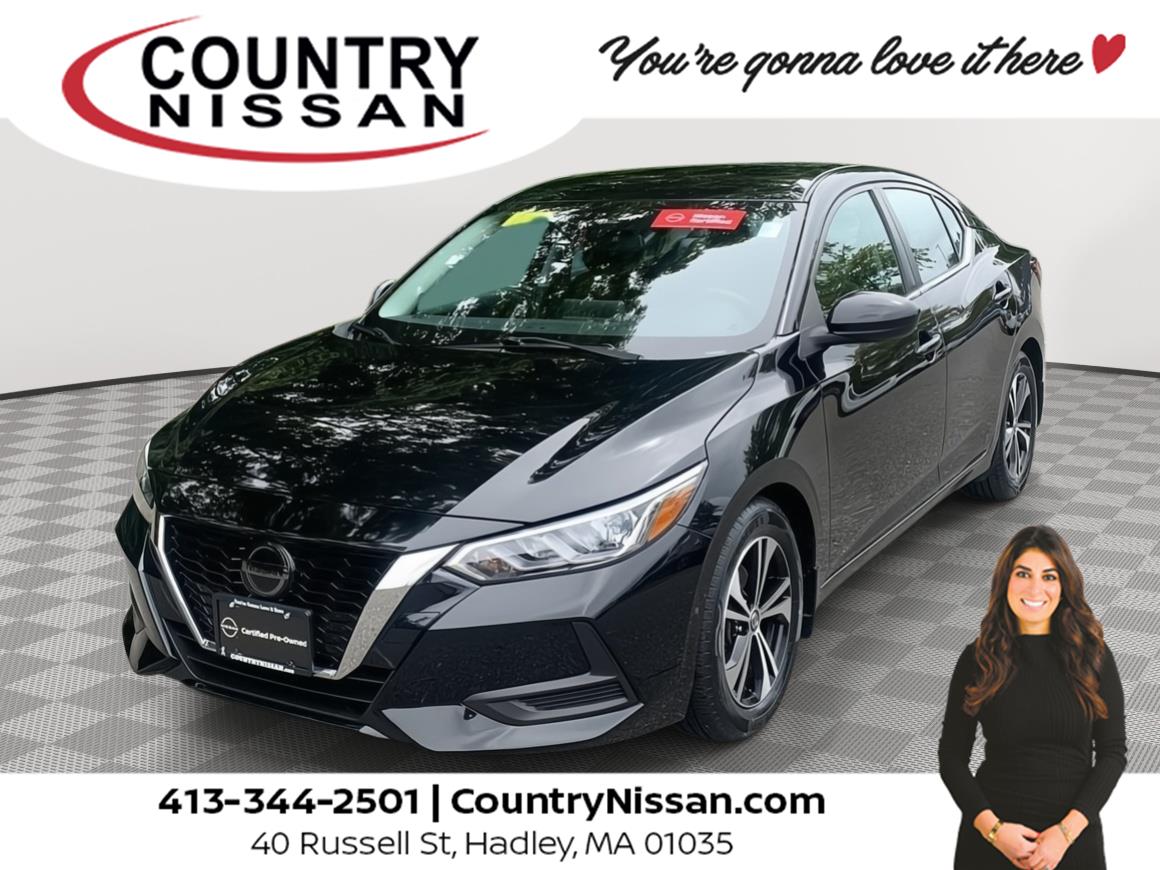 Super Black 2023 Nissan Sentra Sedan Front-Wheel Drive Continuously Variable Transmission