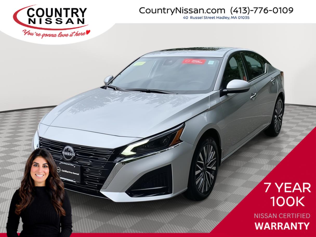 Brilliant Silver Metallic 2024 Nissan Altima Sedan All-Wheel Drive Continuously Variable Transmission