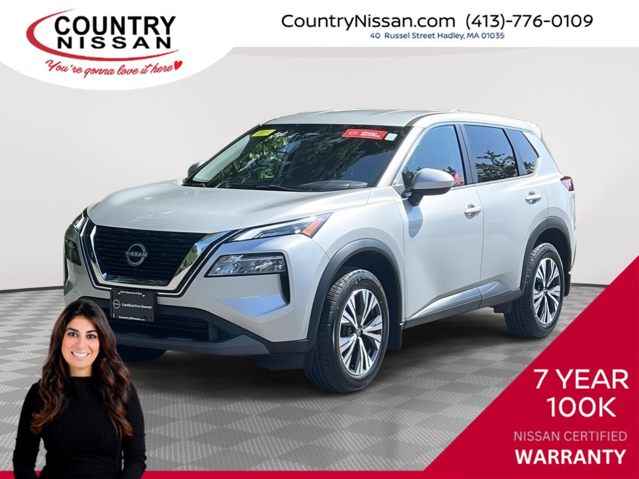 Brilliant Silver Metallic 2023 Nissan Rogue SUV / Crossover All-Wheel Drive Continuously Variable Transmission