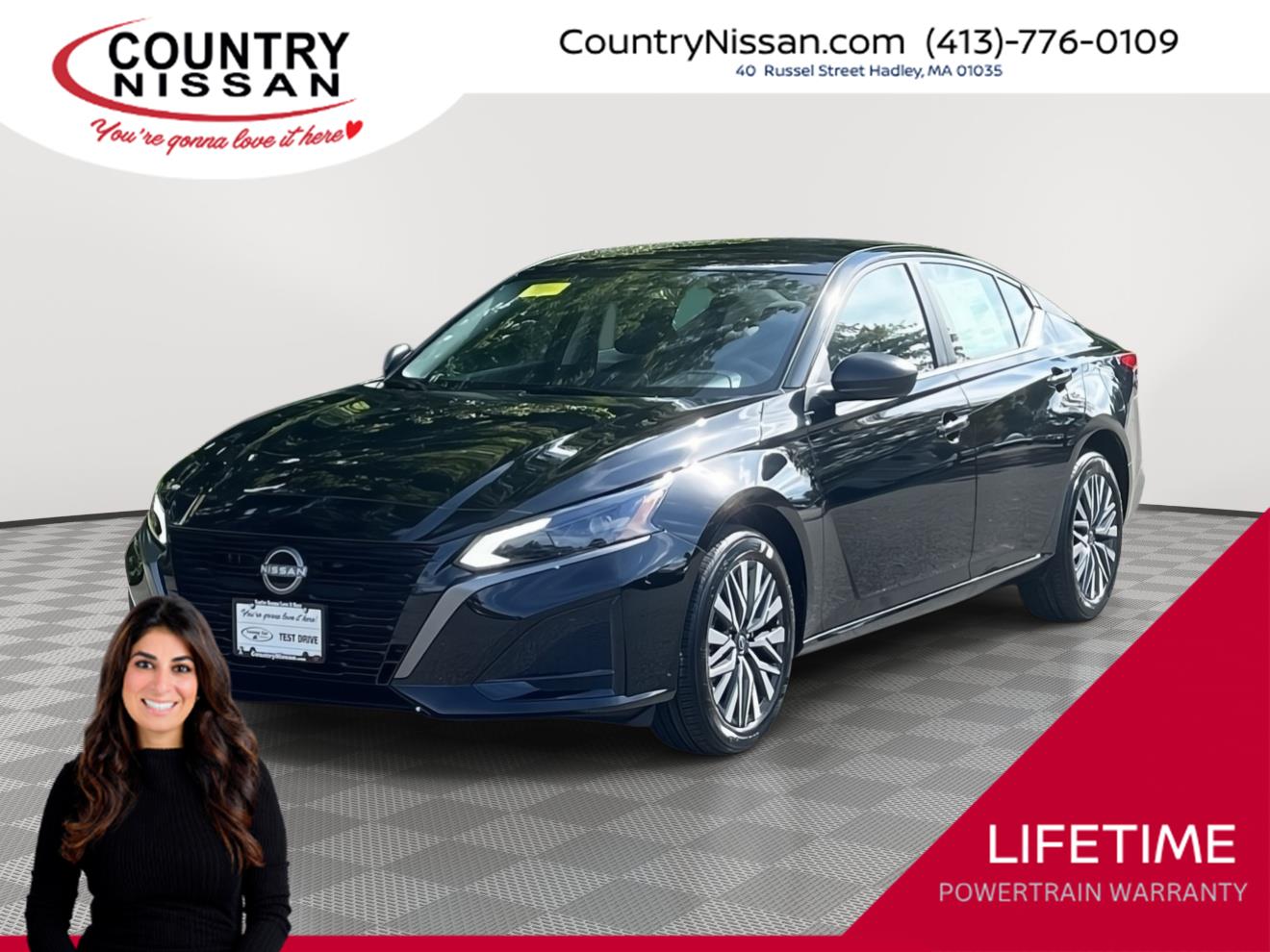 Super Black 2026 Nissan Altima Sedan All-Wheel Drive Continuously Variable Transmission