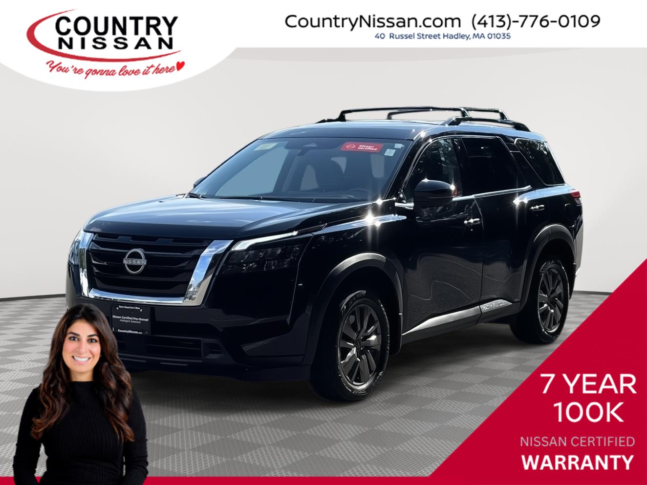 Super Black 2024 Nissan Pathfinder SUV / Crossover All-Wheel Drive Automatic
