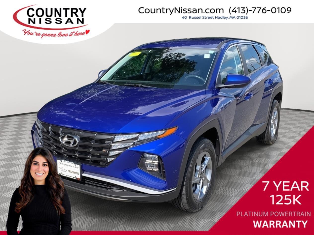 Intense Blue 2022 Hyundai Tucson SUV / Crossover All-Wheel Drive Automatic