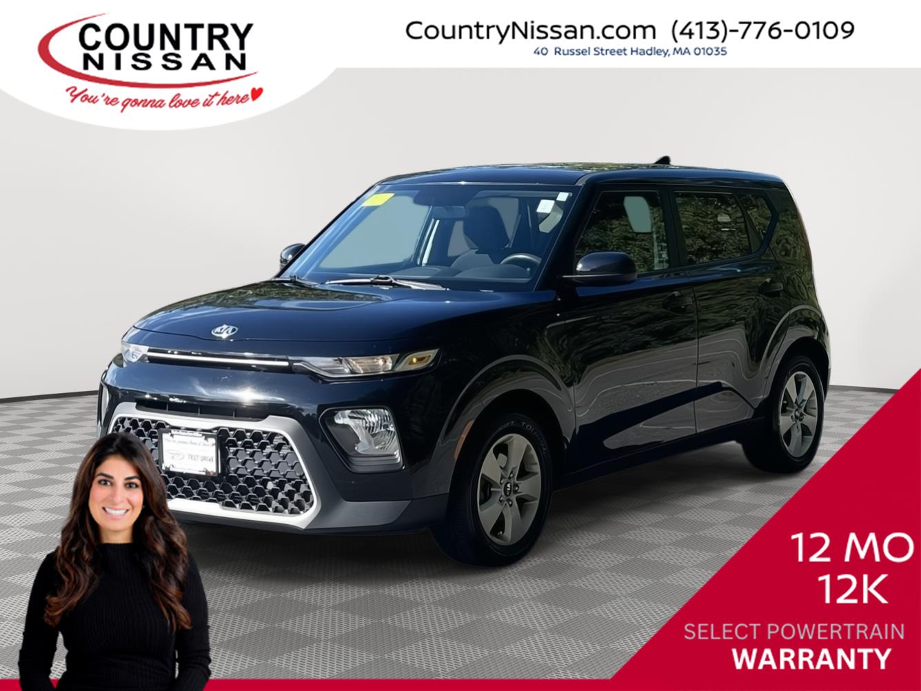 Cherry Black 2020 Kia Soul SUV / Crossover Front-Wheel Drive Continuously Variable Transmission