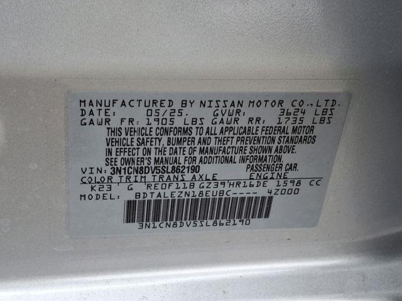 2025 Nissan Versa Sedan S - Photo 16