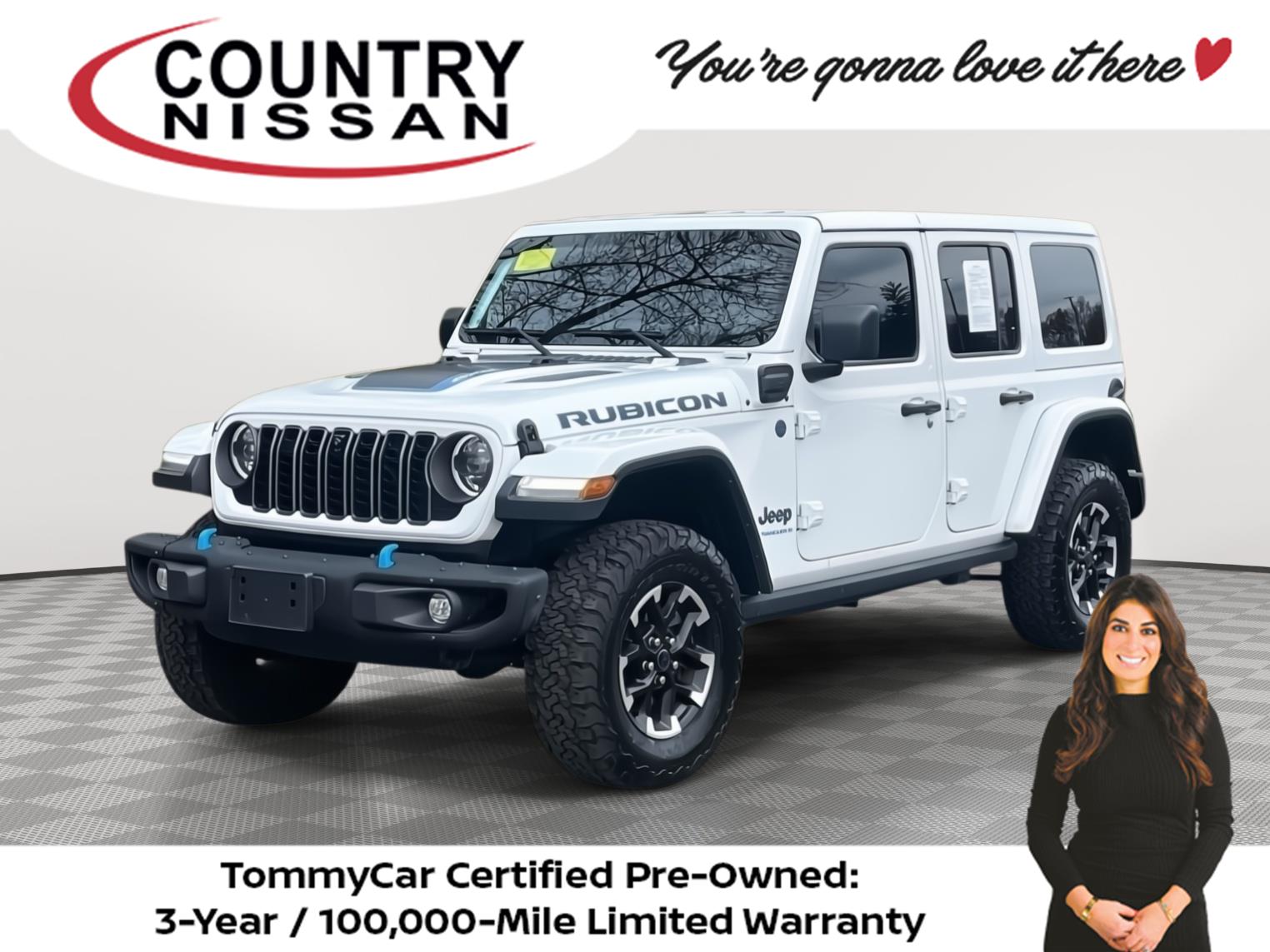 Bright White Clearcoat 2024 Jeep Wrangler 4xe Rubicon X 4WD SUV / Crossover Four-Wheel Drive 8-Speed Automatic