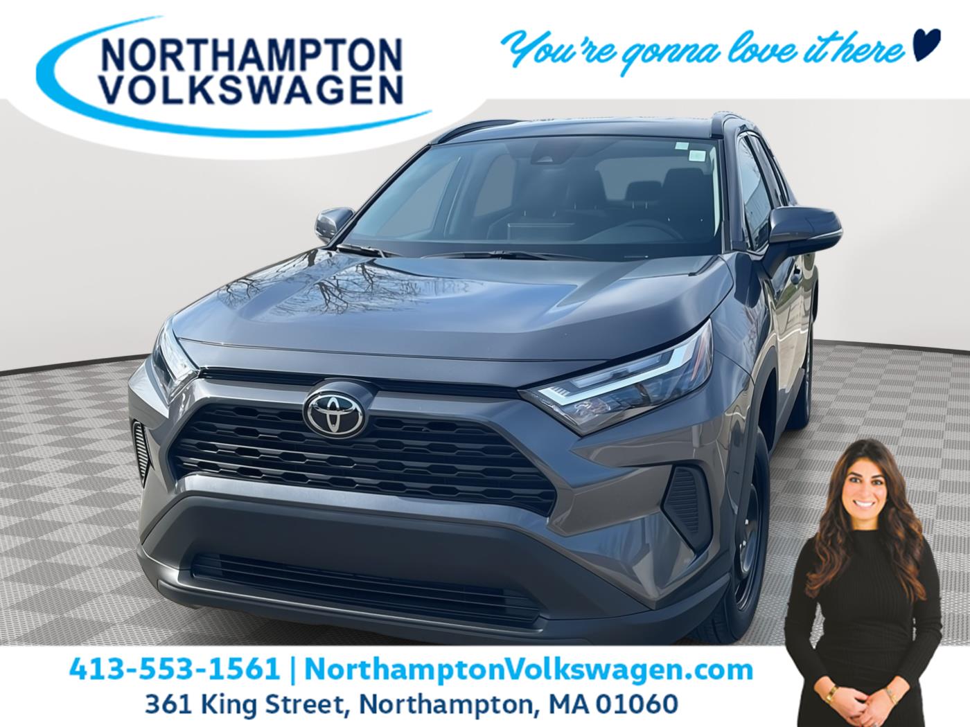 Magnetic Gray Metallic 2025 Toyota RAV4 XLE AWD SUV / Crossover All-Wheel Drive 8-Speed Automatic