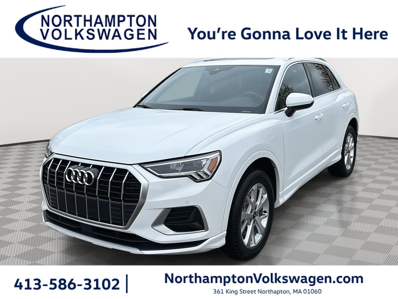 Ibis White 2023 Audi Q3 SUV / Crossover All-Wheel Drive Automatic