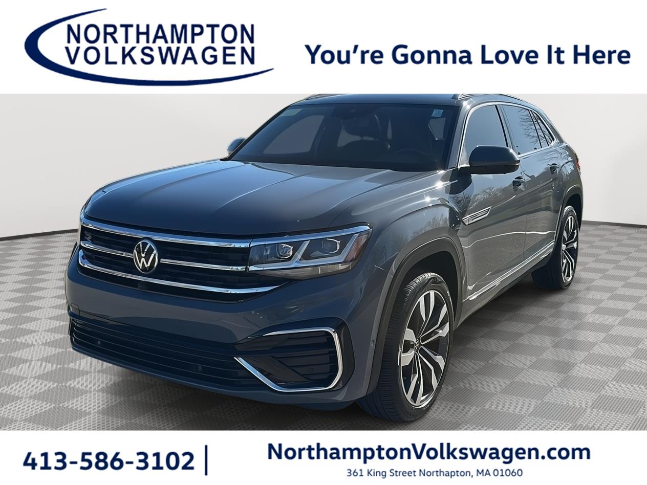 Pure Gray 2022 Volkswagen Atlas Cross Sport SUV / Crossover All-Wheel Drive Automatic