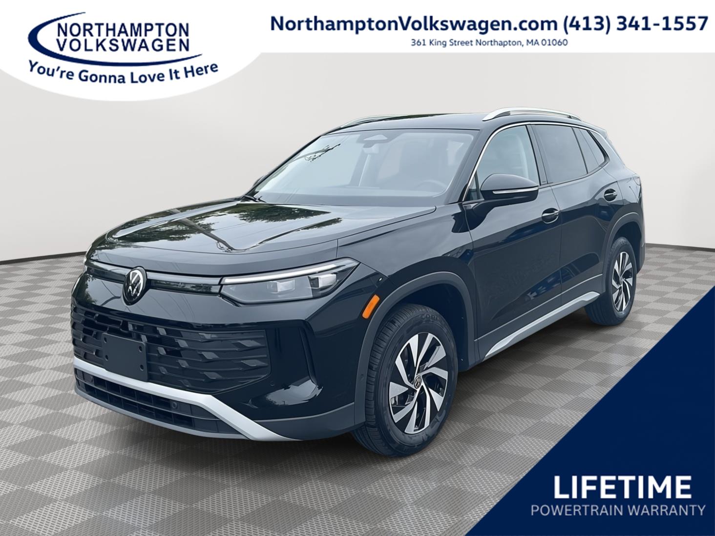 Deep Black Pearl 2026 Volkswagen Tiguan SUV / Crossover All-Wheel Drive Automatic