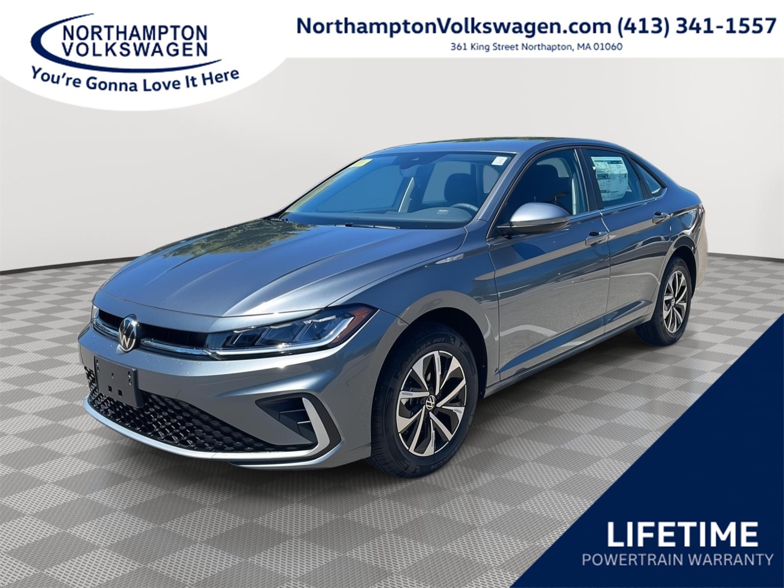 Platinum Gray Metallic 2026 Volkswagen Jetta Sedan Front-Wheel Drive Automatic